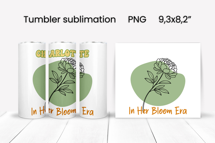 Boho flower tumbler | Add your name tumbler | Summer tumbler