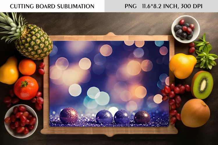 Bokeh Background|Cutting Board Sublimation