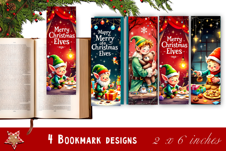 Printable Christmas Bookmark Image 15