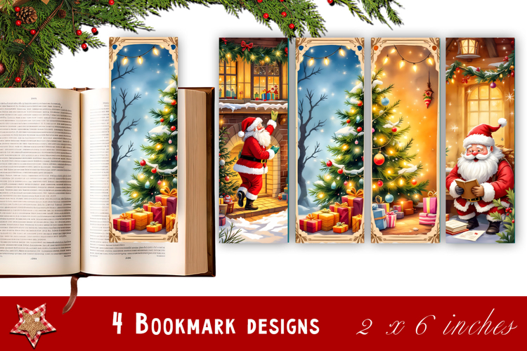 Printable Christmas Bookmark Image 4