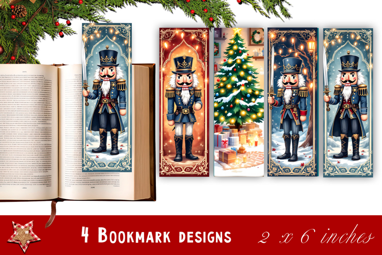 Printable Christmas Bookmark Image 3