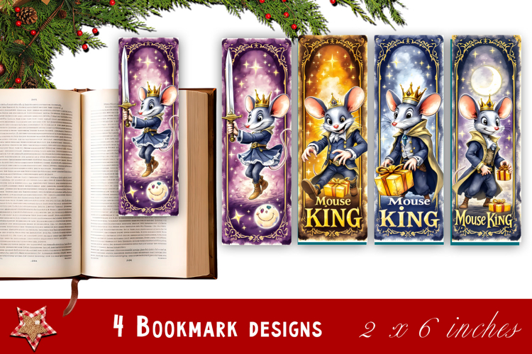 Winter Bookmarks PNG Printable | Christmas bookmarks