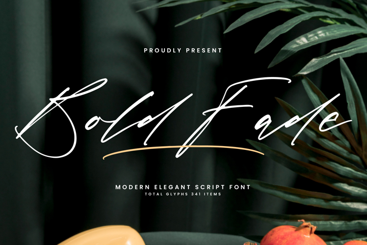 Bold Fade - Modern Elegant Script Font