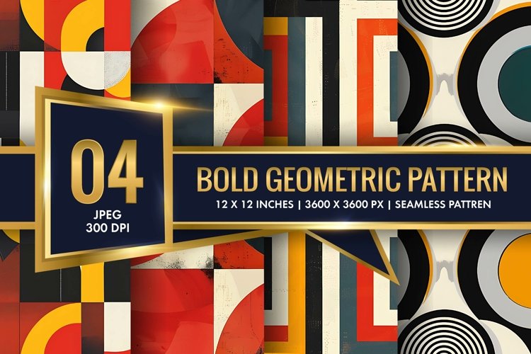 Geometric Seamless Pattern Image 16