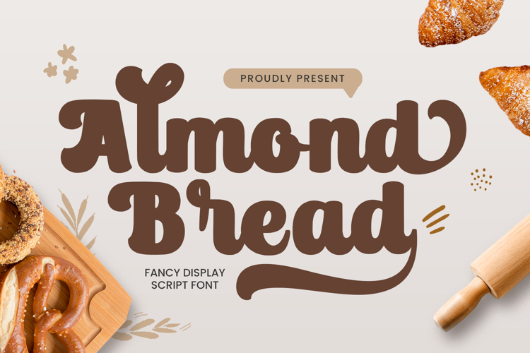 Almond Bread - Food Font
