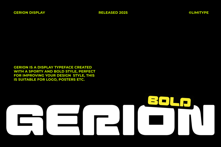 Gerion - Bold Font