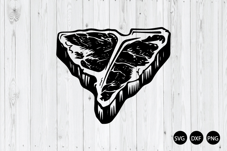 Bone Steak SVG, Meat SVG, Food SVG