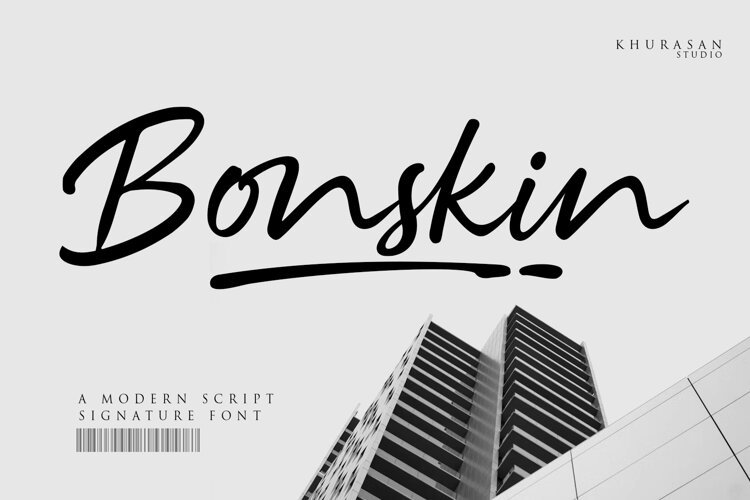 Bonskin - a Modern Signature Font example image 1