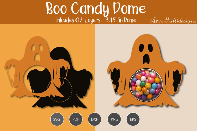 Halloween Boo Candy Dome example image 1