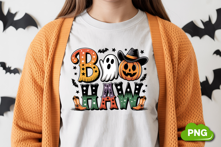 Boo Haw PNG | Halloween Sublimation | Halloween PNG