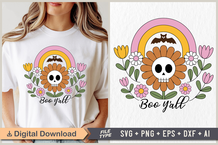 Boo Yall SVG | Halloween PNG | Halloween Clipart | Boo PNG