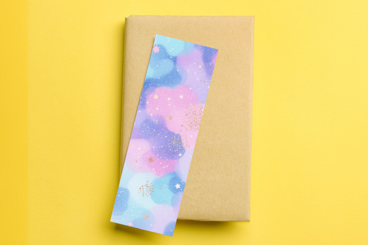 printable bookmark sublimation - glitter