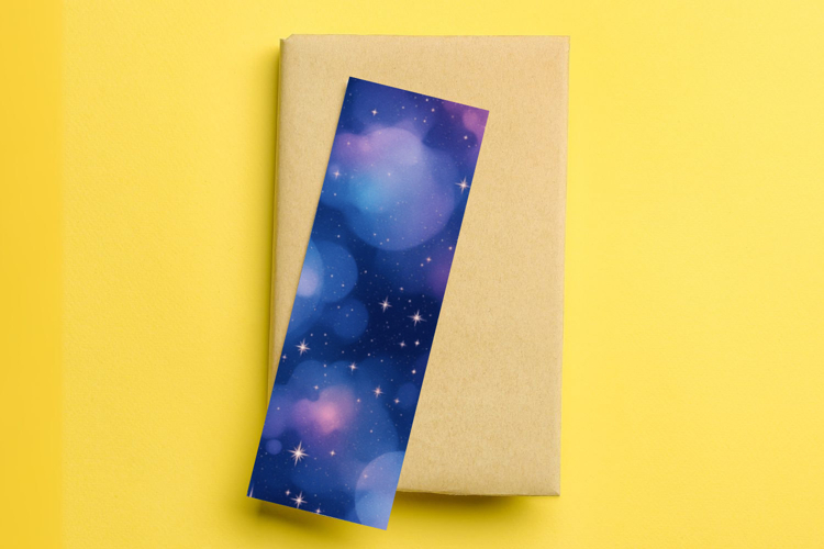 printable bookmark sublimation - glitter