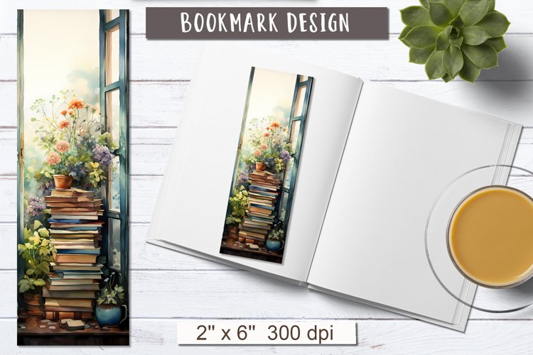 Book bookmark Watercolor bookmark designs