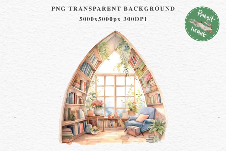 Book Corner Clipart Artist Workspace PNG Scrapbooking Art