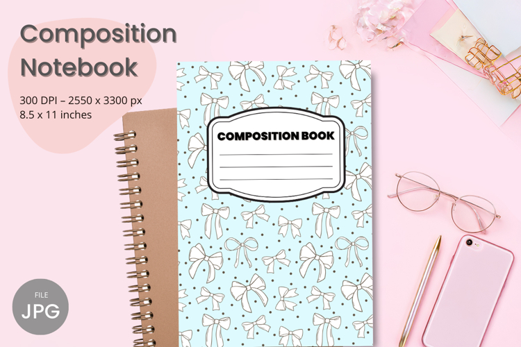 Composition Book Cover School Theme Teacher KDP Notebook