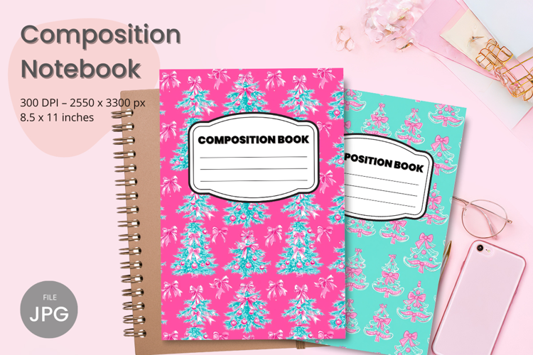 Composition Book Cover School Theme Teacher KDP Notebook