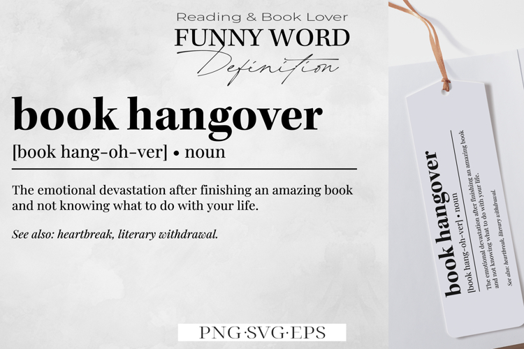 Reading & Book Lover Definition | SVG & PNG |