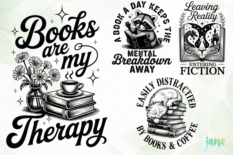 Book Lover SVG PNG