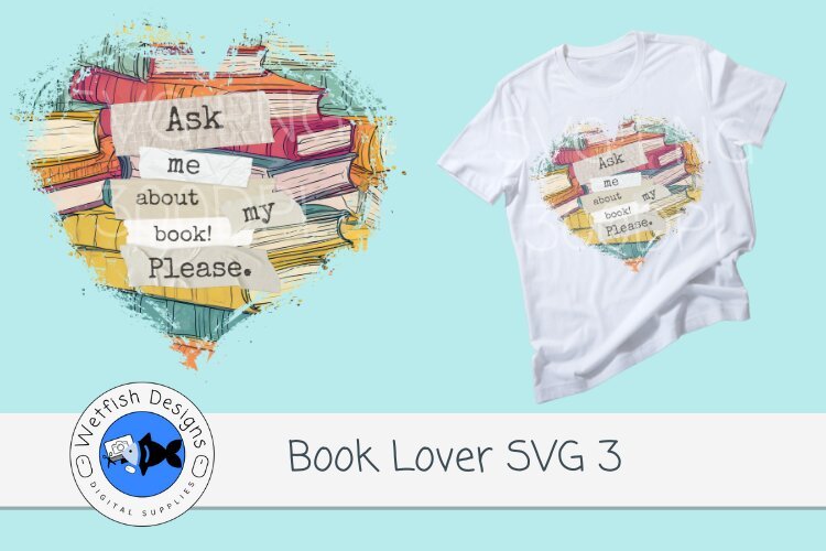 Book Lover PNG SVG 3 example image 1
