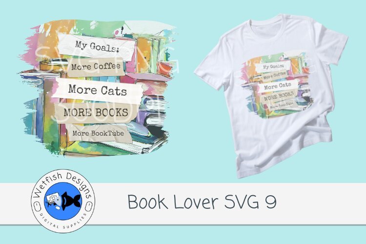 Book Lover PNG SVG 9 example image 1