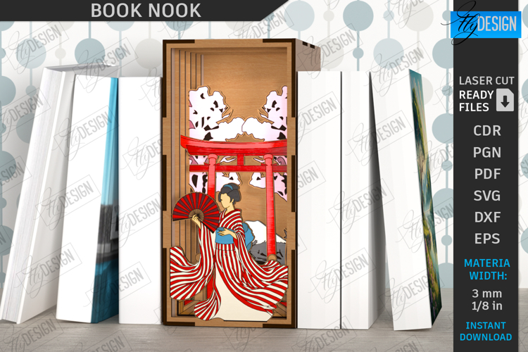 Laser Cut Book Nook Image 9