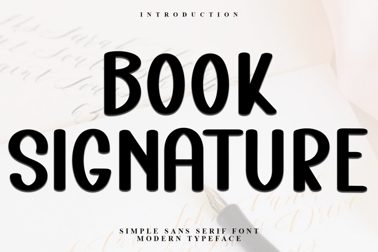Book Signature