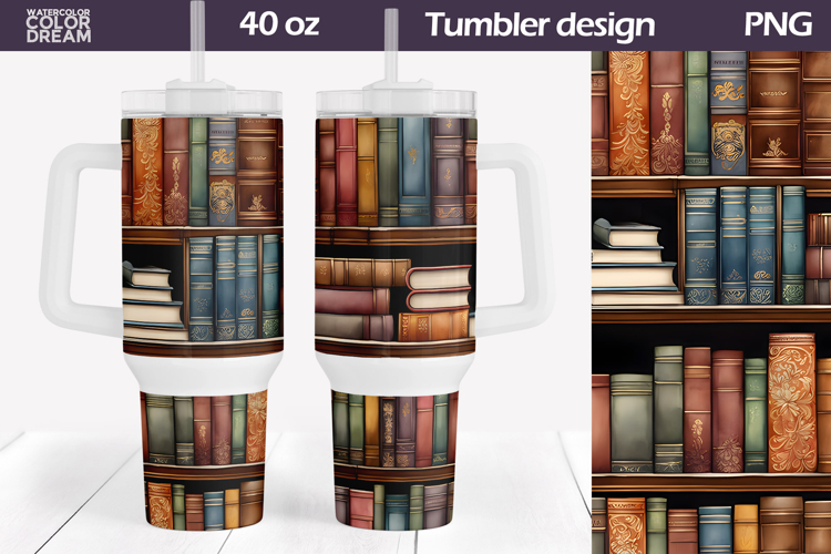 Book Tumbler 40 Oz | Book Lover Tumbler 40 Oz
