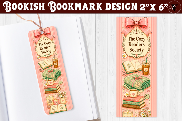 Bookish Bookmark | Book Lover Bookmark design, Reading theme
