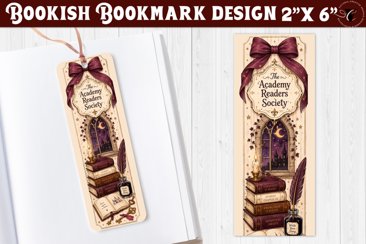 Bookish Bookmark | Book Lover Bookmark design, Reading theme