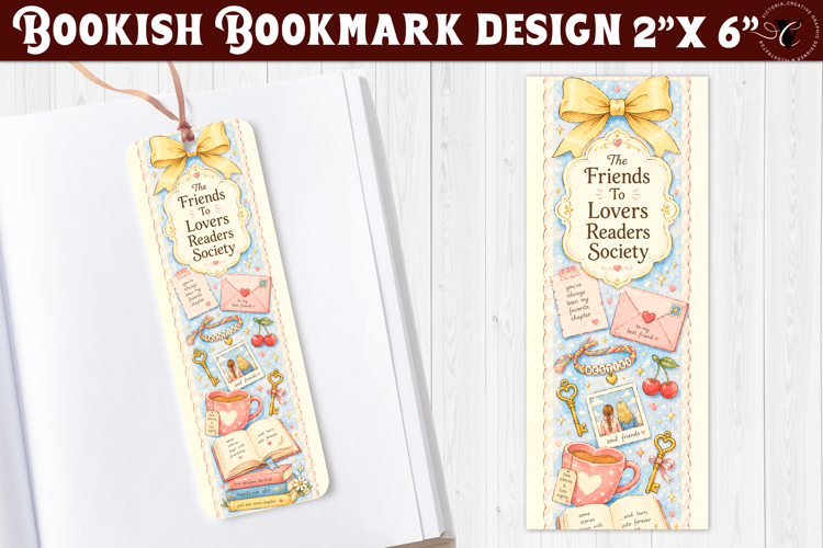 Bookish Bookmark | Book Lover Bookmark design, Reading theme