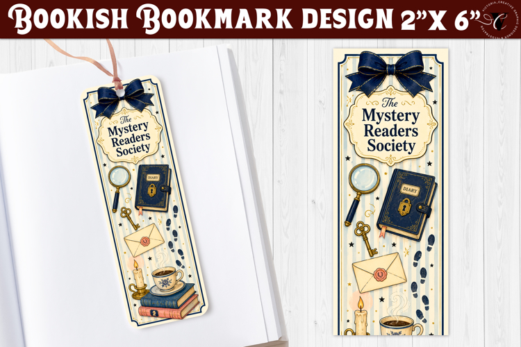Bookish Bookmark | Book Lover Bookmark design, Reading theme
