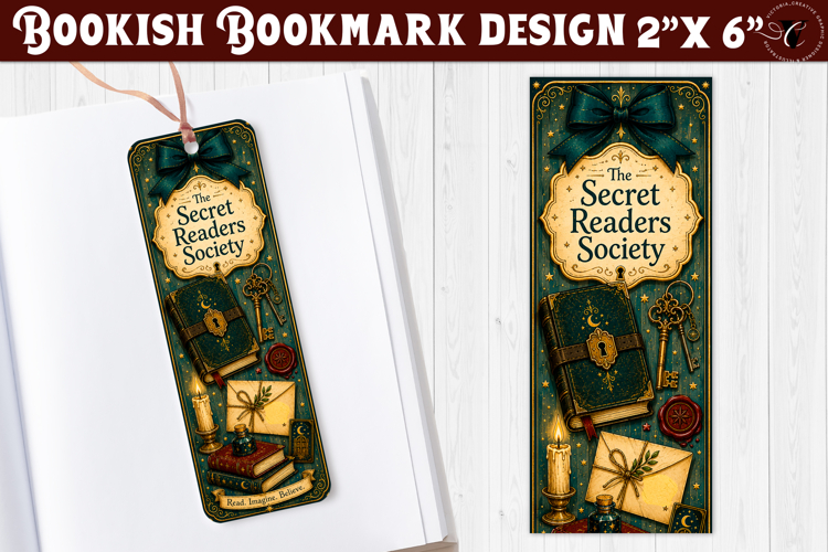 Bookish Bookmark | Book Lover Bookmark design, Reading theme