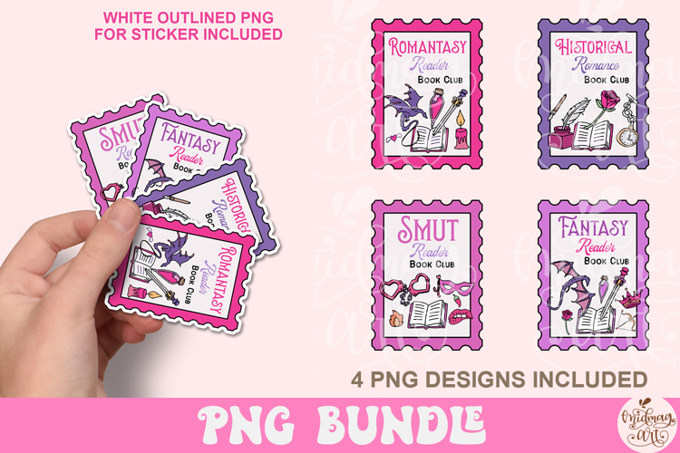 Bookish Stamp Png Bundle