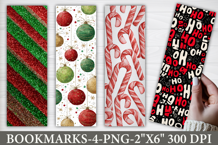 Festive Holiday-Themed Bookmark