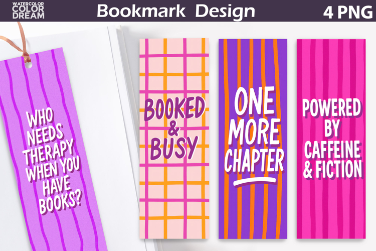 Book quotes Bookmarks | Hand Drawn Bookmark