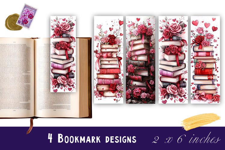 Printable Valentine Bookmark Image 5