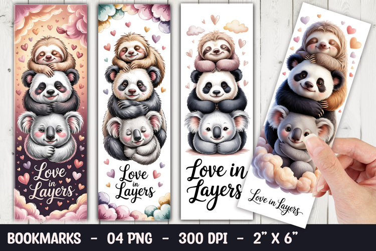 Cute Panda Bookmark Sublimation