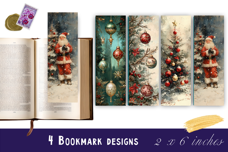 Christmas tree bookmark, winter printable kids book crafts