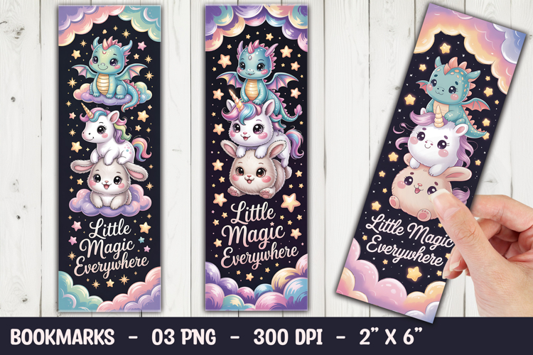 Unicorn Bookmark Sublimation