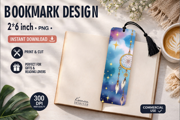Celestial Printable Bookmark|Easy to Print at Home