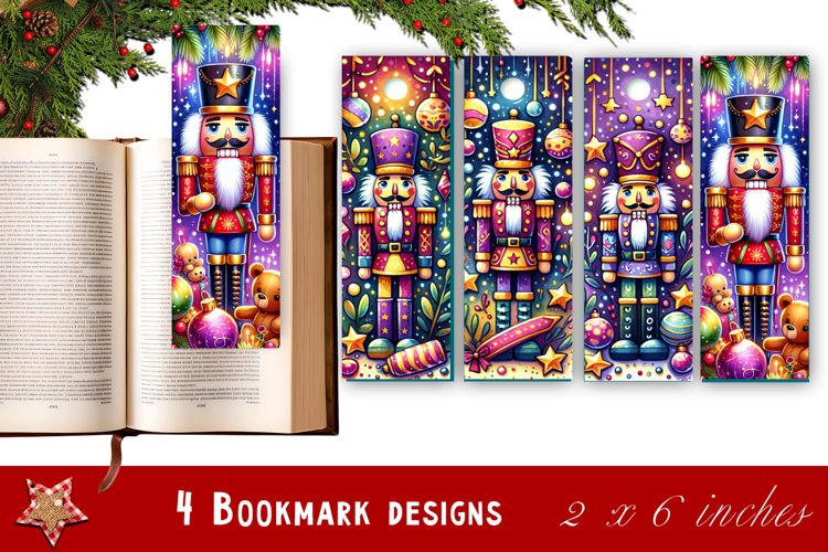 Winter Bookmarks PNG Printable | Christmas bookmarks