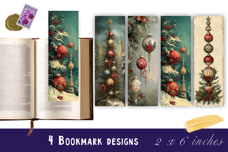 Christmas tree bookmark, winter printable kids book crafts