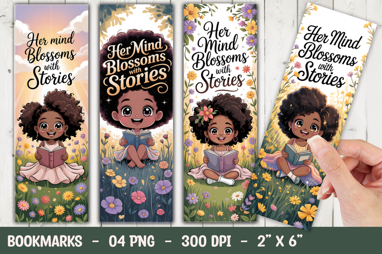 Cute Girl Quote Bookmark Sublimation