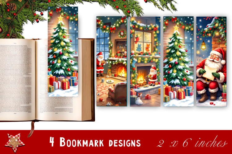 Printable Christmas Bookmark Image 13