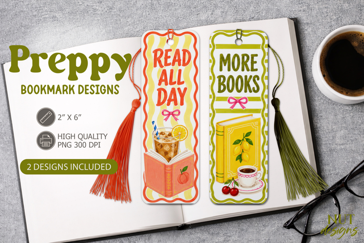 Preppy Reading Bookmarks Coquette bookmark Reading quotes