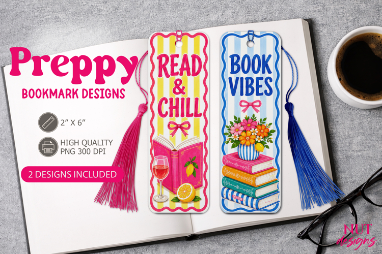 Preppy Reading Bookmarks Coquette bookmark Reading quotes