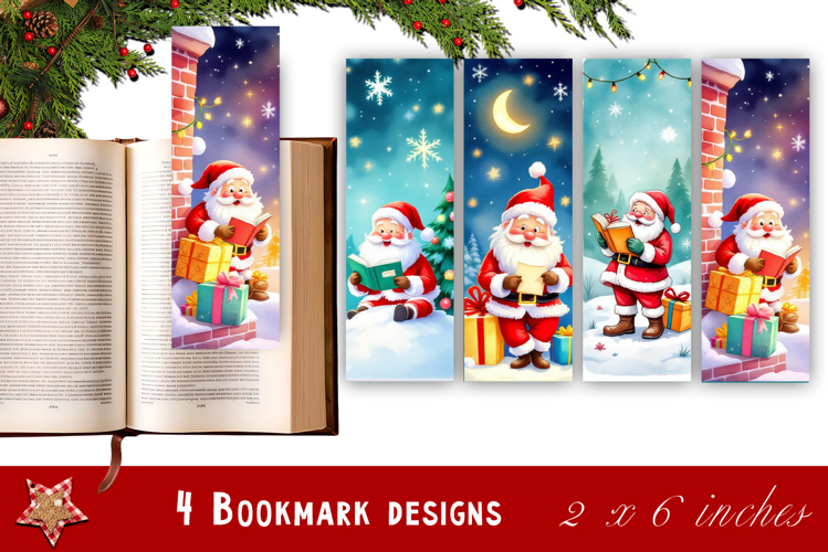 Winter Bookmarks PNG Printable | Christmas bookmarks
