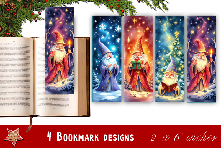 Winter Bookmarks PNG Printable | Christmas bookmarks
