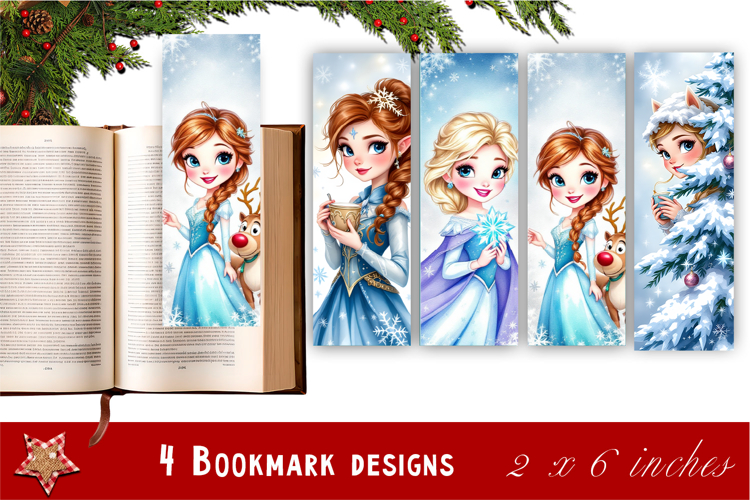 Printable Christmas Bookmark Image 11